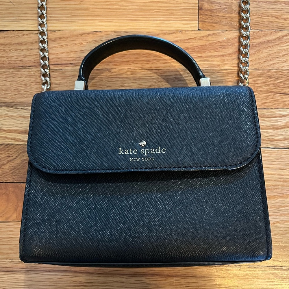 kate spade Cedar St. Mini Nora Black Leather Purse